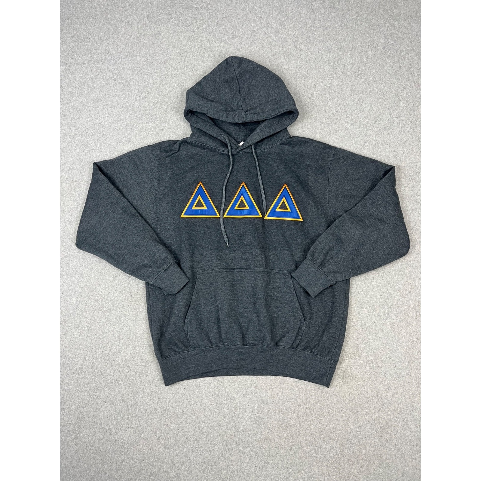 Delta Delta Delta Sorority Sweatshirt Womens M Gary Tri Delta Pullover Hoodie